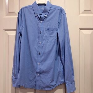 Southern Tide Long Sleeve Intercoastal Mini Gingham Shirt Boys Size XL